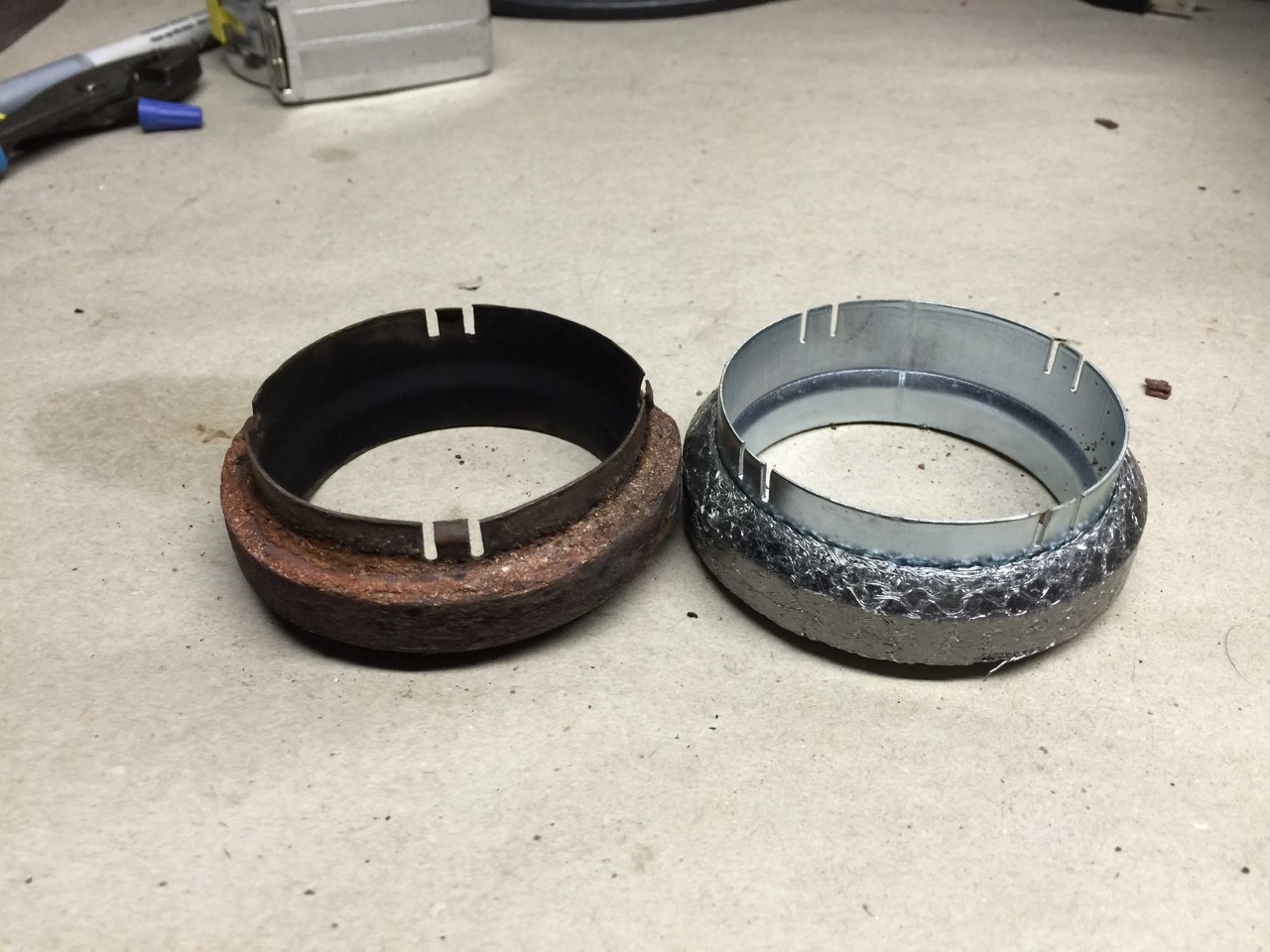 Trubendz catalytic converter seals (downstream cat pipe donut gaskets